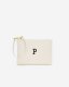 Roots Monogram Wristlet Ivory - P