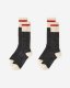 Roots Adult Cotton Cabin Sock 2 Pack - BLACK MIX Roots Adult Cotton Cabin Sock 2 Pack - BLACK MIX