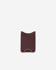 Roots Two Sided Card Holder Veg - CHIANTI