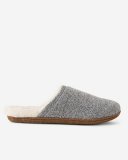Roots Mens Mule Slipper - SALT & PEPPER
