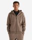 Roots Recover Interlock Full Zip Hoodie - UMBER BROWN MIX Roots Recover Interlock Full Zip Hoodie - UMBER BROWN MIX