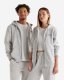 Roots Organic Original Full Zip Hoodie - ATHLETIC GREY MIX