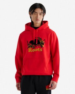 Roots Lunar New Year Kanga Hoodie - RACING RED