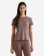 Roots Renew Knit Fitted T-Shirt - CINDER BROWN Roots Renew Knit Fitted T-Shirt - CINDER BROWN