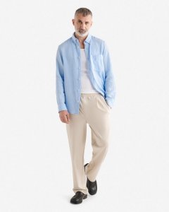 Roots Cloud Jersey Pleated Sweatpant - FADED KHAKI
