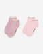 Roots Adult Cotton Cabin Ped Sock 2 Pack - PINK PEARL PEPPER Roots Adult Cotton Cabin Ped Sock 2 Pack - PINK PEARL PEPPER