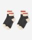 Roots Adult Cotton Cabin Ankle Sock 2 Pack - BLACK MIX Roots Adult Cotton Cabin Ankle Sock 2 Pack - BLACK MIX