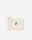 Roots Monogram Wristlet Ivory - F