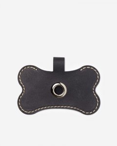 Roots Dog Waste Bag Holder - JET BLACK