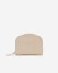 Roots Half Moon Wallet Cloud - BONE WHITE