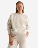 Roots Cloud Fleece Crew - SILVER LINING