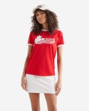Roots Womens Northern Athletics Ringer T-shirt - JAM RED Roots Womens Northern Athletics Ringer T-shirt - JAM RED
