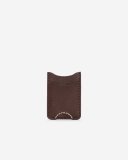 Roots Two Sided Card Holder Veg - COCOA