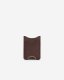 Roots Two Sided Card Holder Veg - COCOA