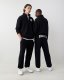 Roots Organic Original Half Zip Stein - BLACK