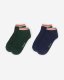 Roots Adult Cotton Cabin Ped Sock 2 Pack - VARSITY GREEN Roots Adult Cotton Cabin Ped Sock 2 Pack - VARSITY GREEN