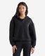 Roots Recover Essential Interlock Full Zip Hoodie - BLACK Roots Recover Essential Interlock Full Zip Hoodie - BLACK