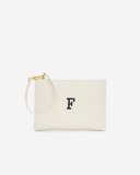 Roots Monogram Wristlet Ivory - F