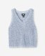 Roots Nahanni Crop Tank - BLUE MIX