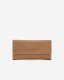 Roots Medium Trifold Clutch Tribe - NATURAL