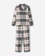Roots Womens Inglenook Pajama Set - SMOKE LAKE