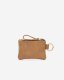 Roots Top Zip Pouch Tribe - NATURAL