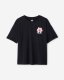 Roots Womens Botanical Garden T-Shirt - BLACK
