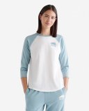 Roots Womens Organic Cooper Baseball T-Shirt - ATLANTIC BLUE Roots Womens Organic Cooper Baseball T-Shirt - ATLANTIC BLUE