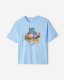 Roots Mens Nature Vistas Relaxed T-Shirt - SWISS BLUE