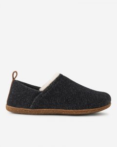 Roots Mens Slip-on Shoe - BLACK PEPPER