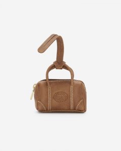 Roots Upcycle Banff Bag Charm Tribe - NATURAL