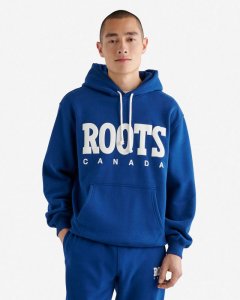 Roots Retro Kanga Hoodie - ESTATE BLUE