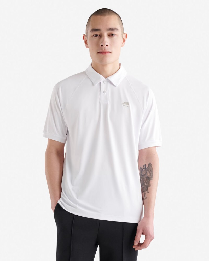 Roots Renew Short Sleeve Polo - WHITE