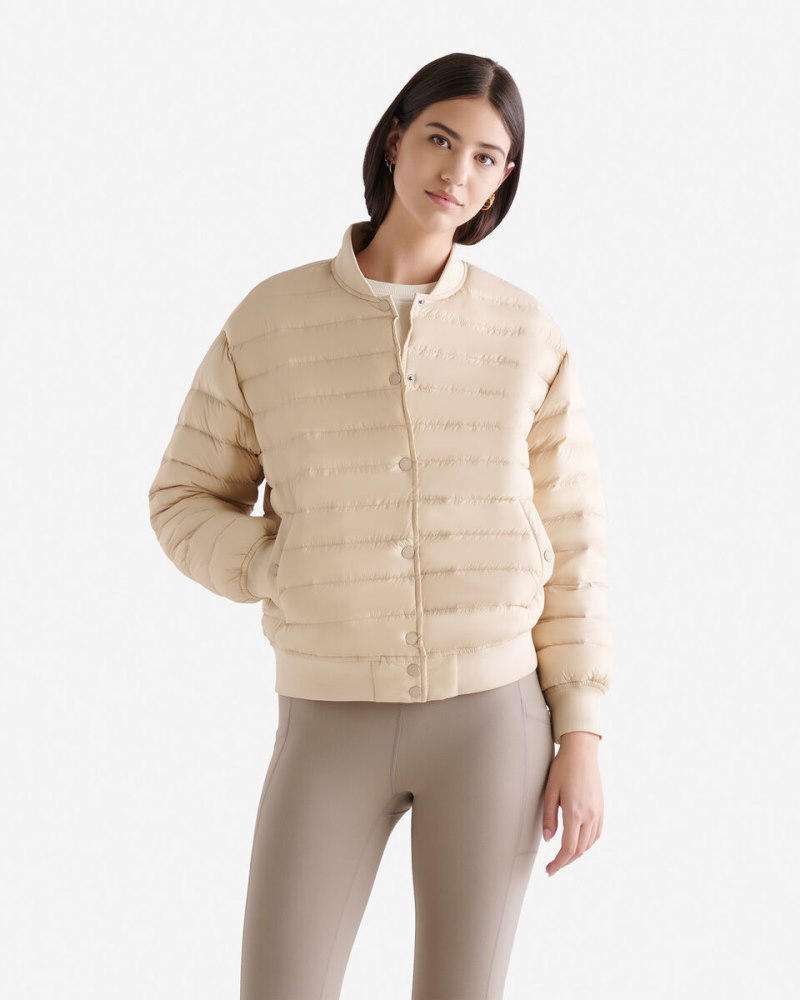 Roots Down Flight Jacket - TRUE KHAKI