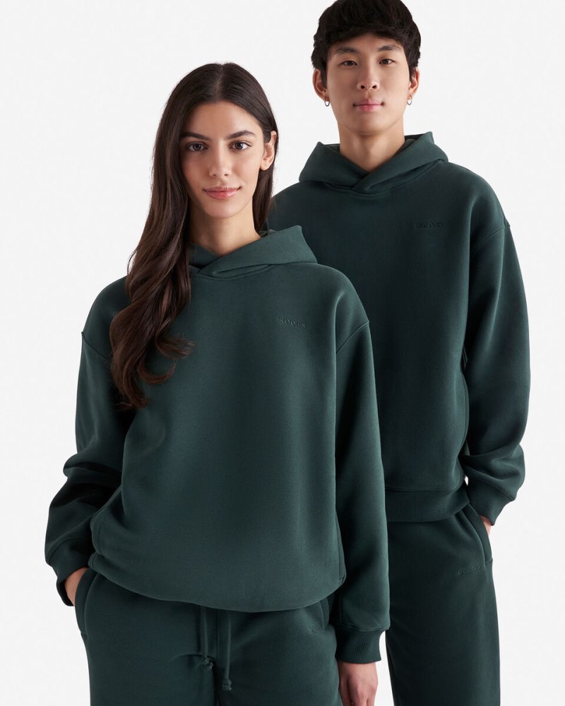 Roots One Hoodie - GREEN SHADOW