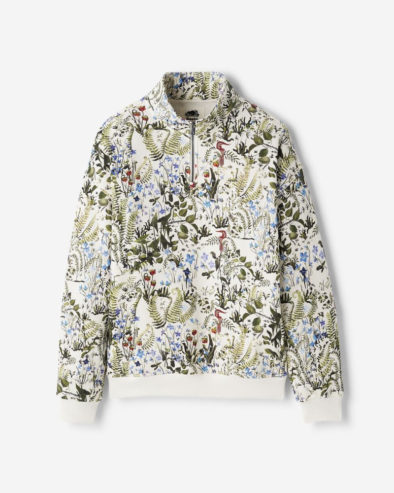 Roots Heather One Half Zip Stein - MULTI